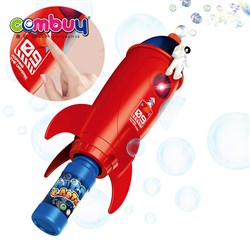 CB962788 CB962789 - Rocket airship toy LED automatic soap bubble kids bubble machine